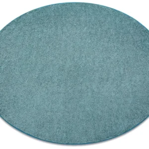 Tapete redondo SANTA FE verde 24 avião cor sólida cercle 100 cm RugsX