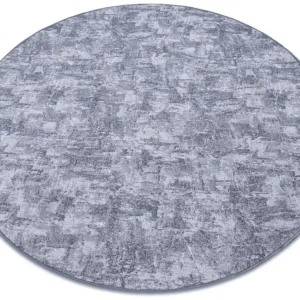 Tapete redondo SOLID cinzento 90 CONCRETO cercle 200 cm RugsX