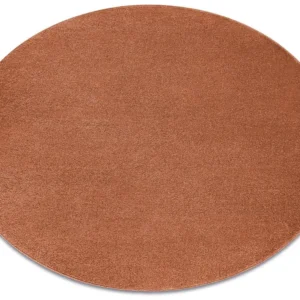 Tapete SOFTY cercle Uma cor terracota cercle 200 cm RugsX