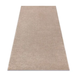 Tapete SOFTY Uma cor bege 280x370 cm RugsX