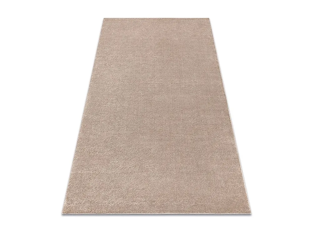 Tapete SOFTY Uma cor bege 280x370 cm RugsX