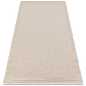 Tapete de lã VILLA 7636/68200 Zigzag SIZAL, tecido plano bege 160x230 cm RugsX