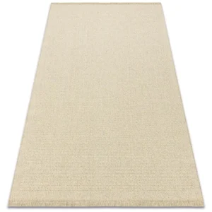 Tapete de lã VILLA 8986/69400 Cor lisa SIZAL, tecido plano bege 240x340 cm RugsX