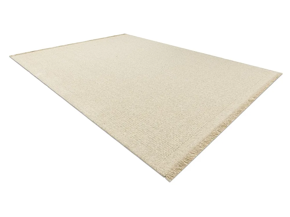 Tapete de lã VILLA 8986/69400 Cor lisa SIZAL, tecido plano bege 240x340 cm RugsX