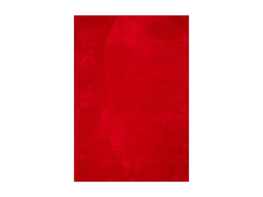 Tapete de pelo curto macio e lavável 160x230 cm vermelho Clicnbuy