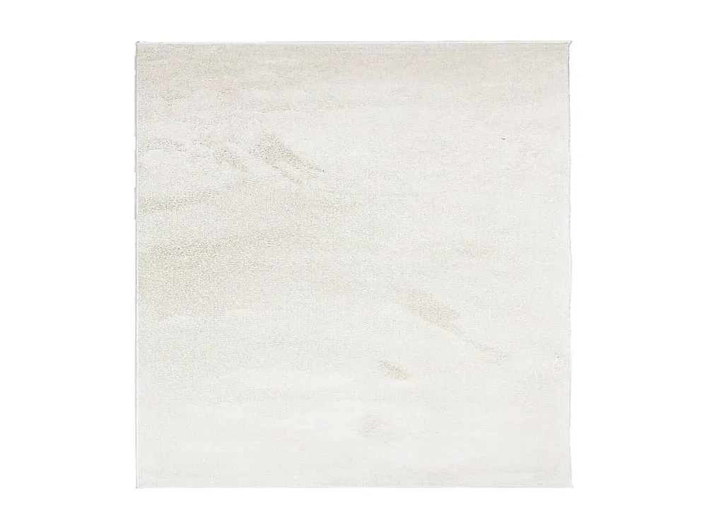 Tapete de pelo curto OVIEDO 200x200 cm bege Clicnbuy