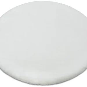 Tapete BUNNY redondo branco IMITAÇÃO DE PELE DE COELHO cercle 140 cm RugsX