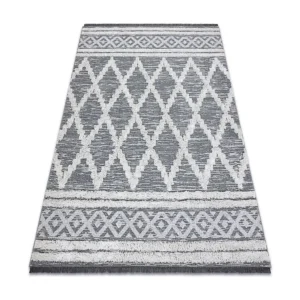 Tapete ECO SIZAL BOHO MOROC Diamantes 22297 franjas - dois níveis de 78x150 cm RugsX
