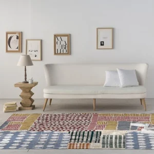Tapete de retalhos multicolor Rodier Mawu