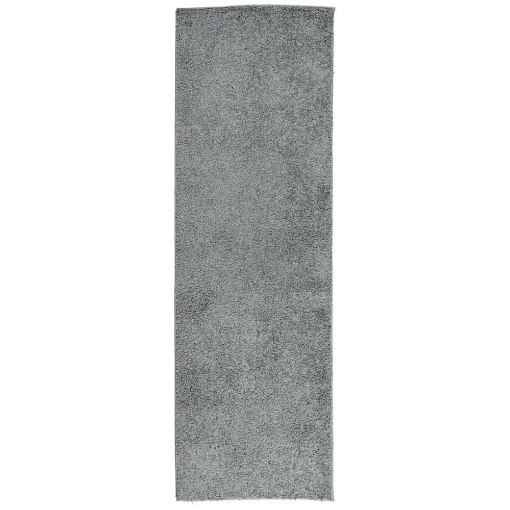 Tapete shaggy de pelo alto PAMPLONA 80x250 cm verde vidaXL