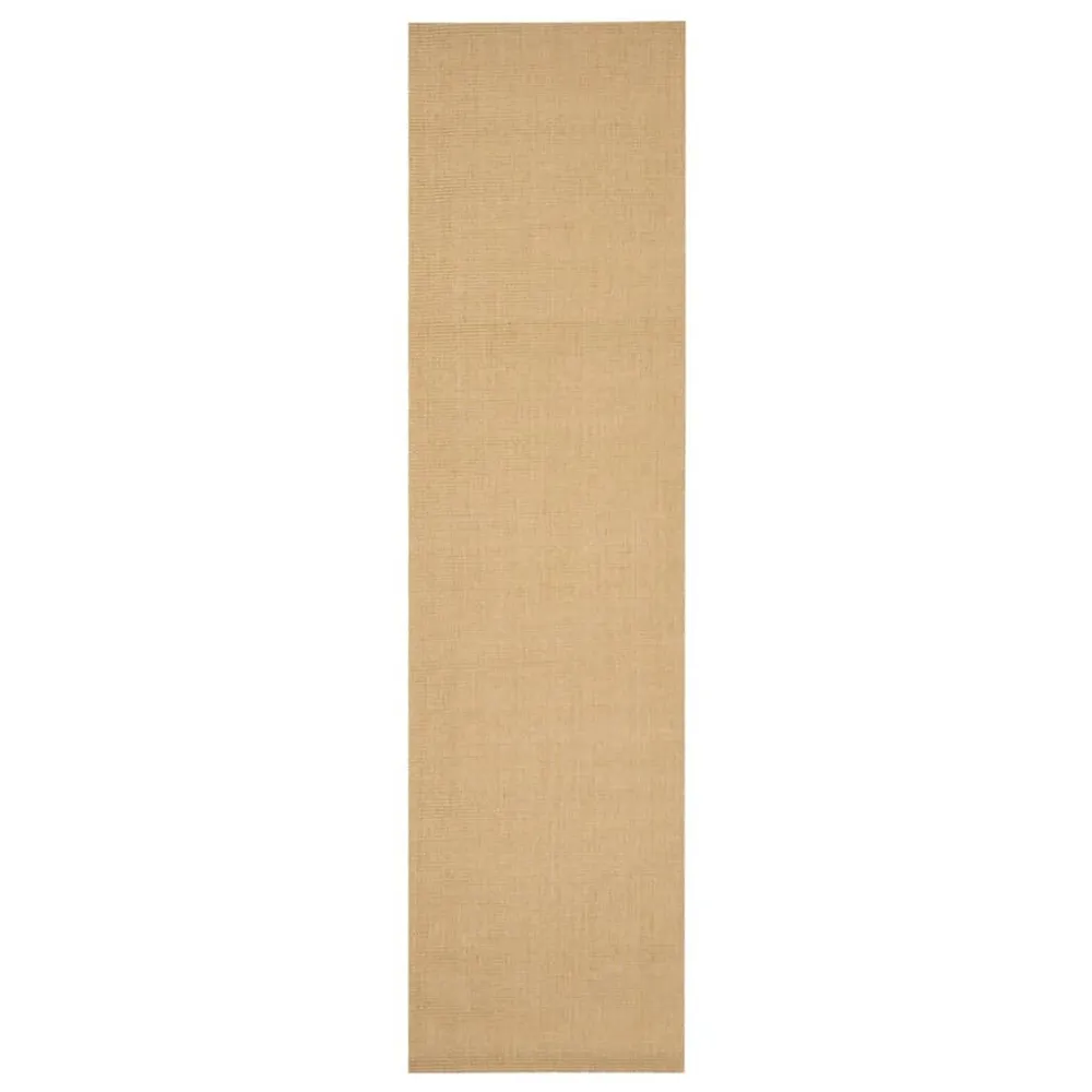 Tapete sisal natural 66x250 cm vidaXL