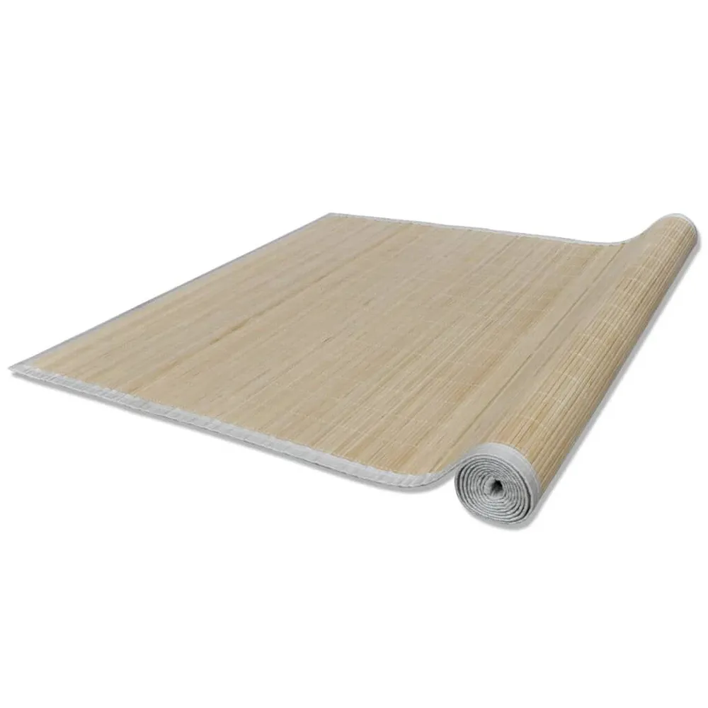 Tapetes retangulares de bambu natural 2 pcs 120x180 cm vidaXL