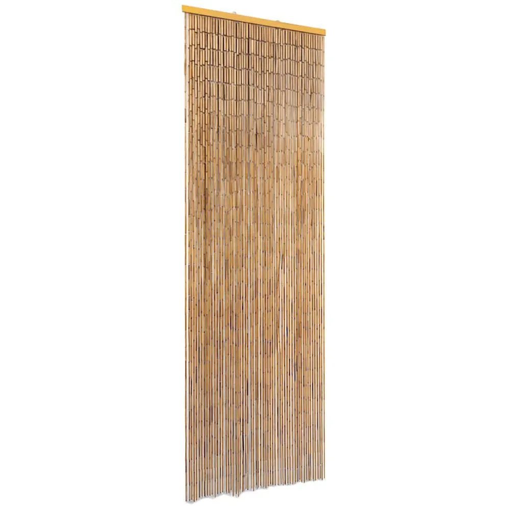 Cortina de porta anti-insetos em bambu 56x185 cm vidaXL