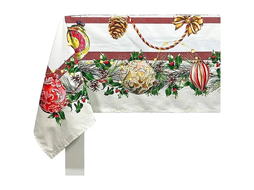 Toalha de mesa de Natal Naf Naf Decoração Natal multicolor