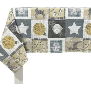 Toalha de mesa de Natal Naf Naf Rustic Xmas multicolor