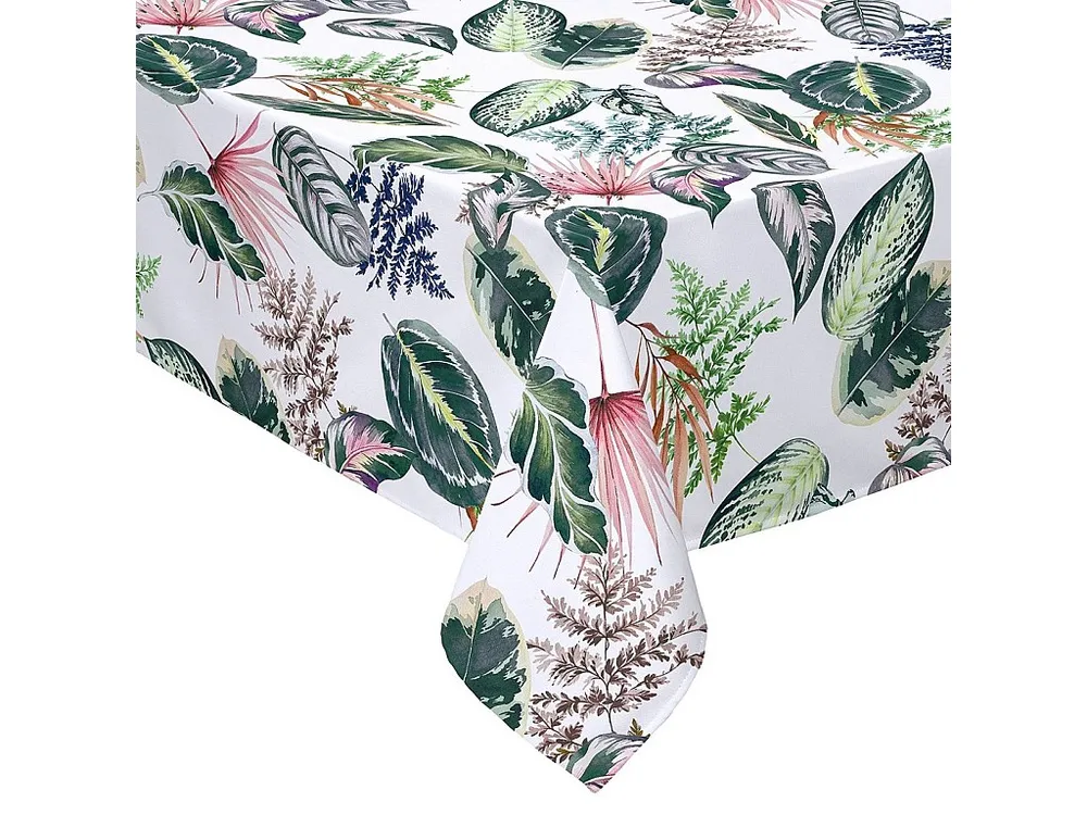 Toalha de mesa de resina verde Naf Naf TROPALM