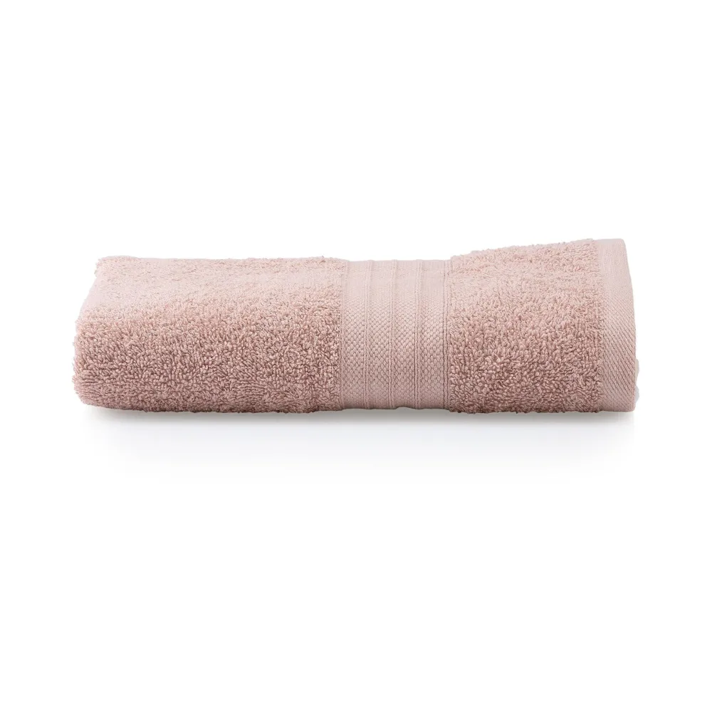 Super Absorvente e Macio Toalha Mãos Algodão 100x50cm Suave Rosa