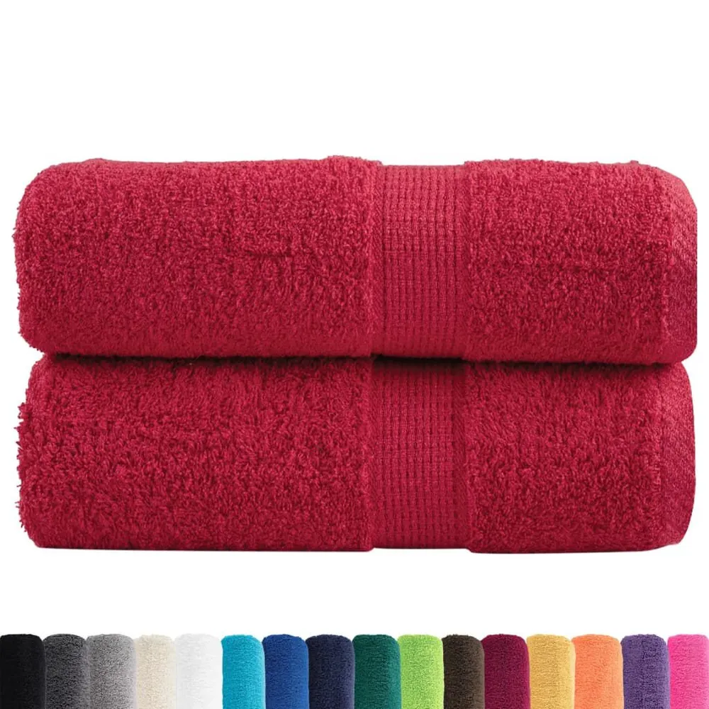 Toalha de Rosto Toalhas de mãos diferenciado SOLUND 2 pcs 30x30cm 600 g/m2 vermelho