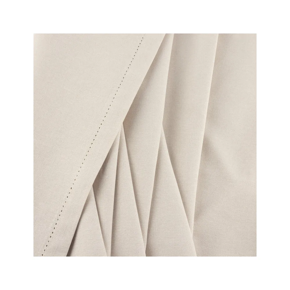 Manta de Mesa Toalha Mesa Bege Chambray