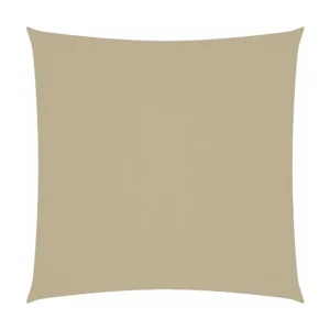 Guarda-sol tecido Oxford quadrangular 3,6x3,6 m bege Clicnbuy