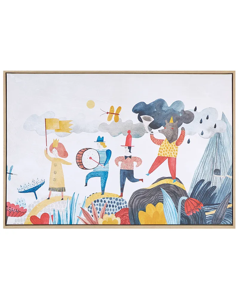 Tela BIBBIENA Retangular 63 x 99 cm Infantil Colorido