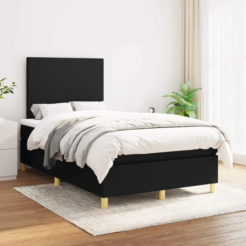 Almofada de Corpo Cama com molasemcolchão 120x200 cm tecido preto