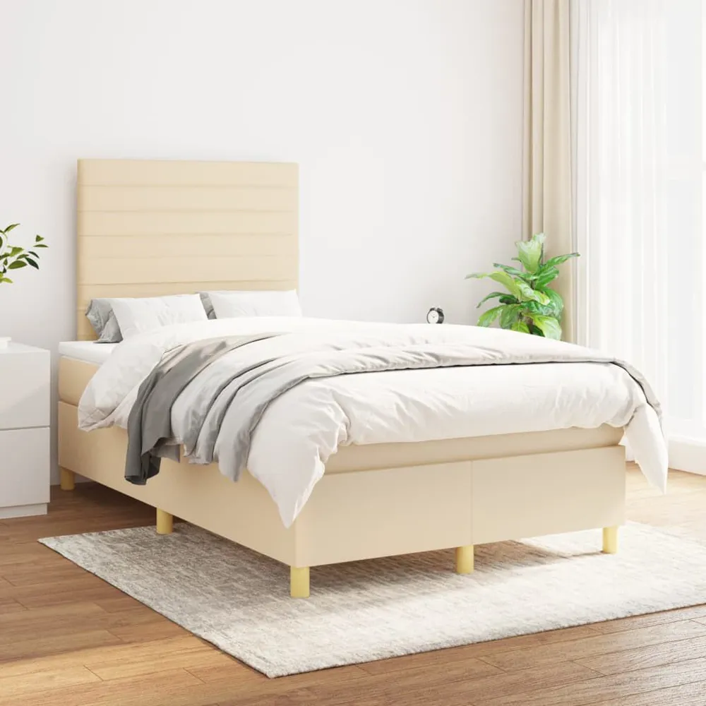 Almofada de Corpo Cama com molasemcolchão 120x200 cm tecido cor creme