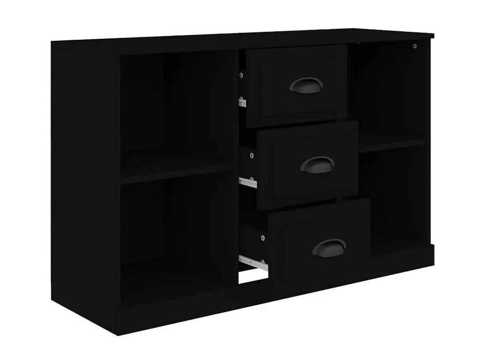 Aparador 104,5x35,5x67,5 cm derivados de madeira preto