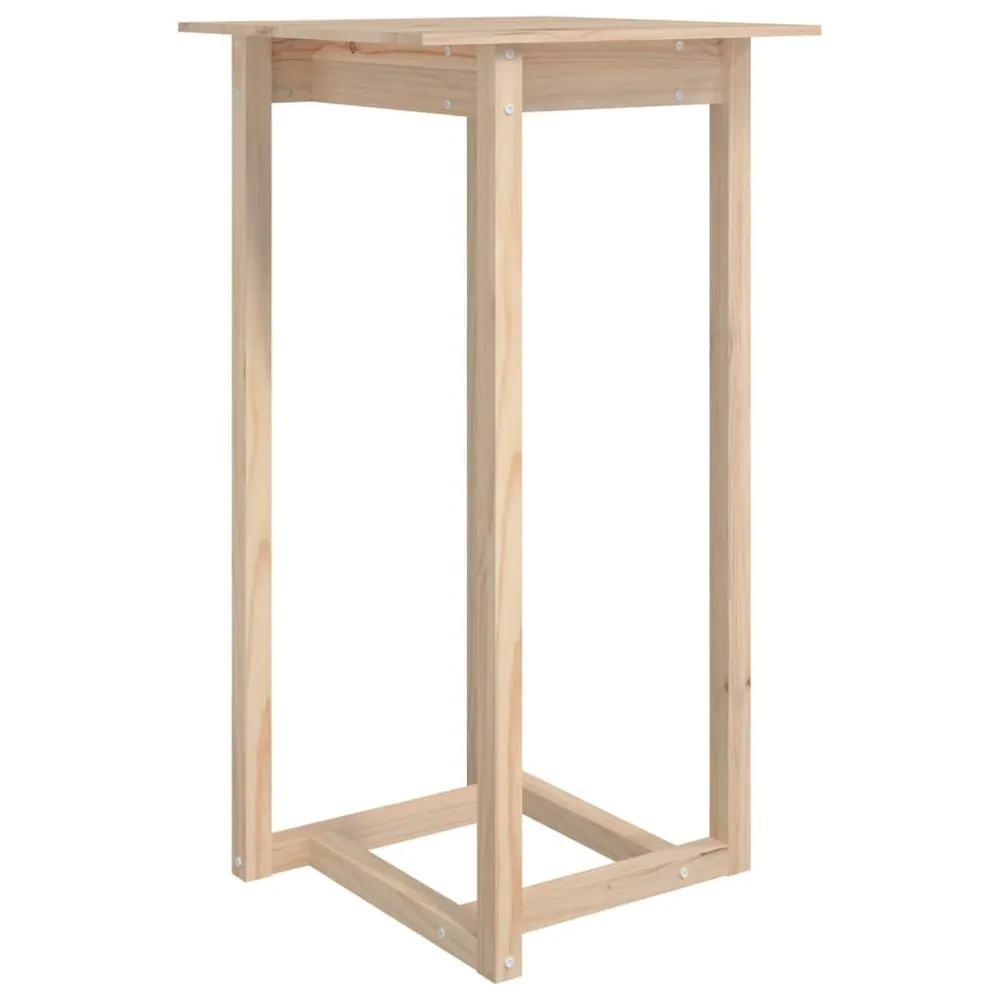Mesa de bar 60x60x110 cm pinho maciço