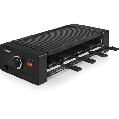 Grelhador Raclette Teflon Tristar RA-2736 Pizza 8 | 1300 W - Preto