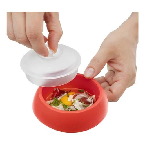 Forma cilíndrica Lékué para cozer ovos