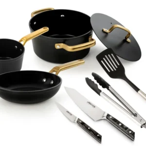 Mega Set Cozinha Eclipse + Samoa Iconic Preta + Utensílios