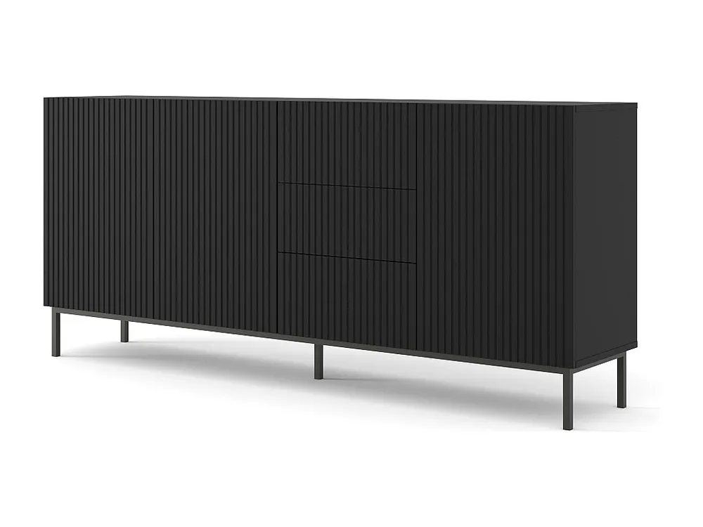 Aparador RAVENNA B SB200 3D3D 200x42x89 Preto