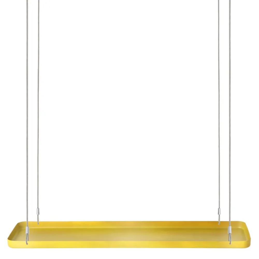 Esschert Design Tabuleiro para plantas suspenso retangular L dourado