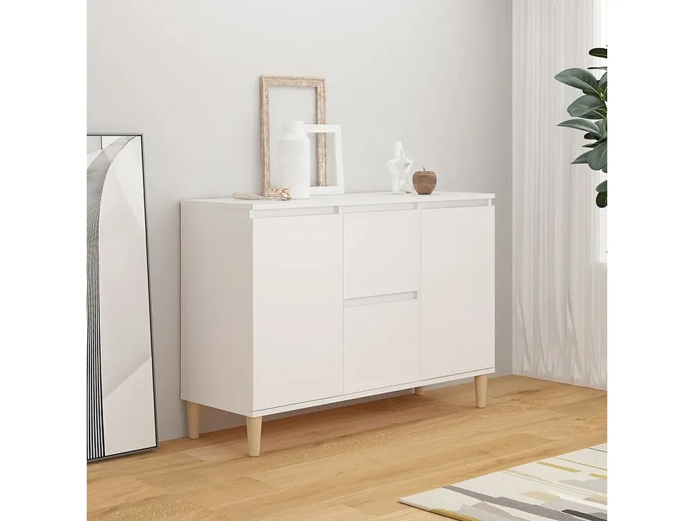 Aparador 103,5x35x70 cm contraplacado branco