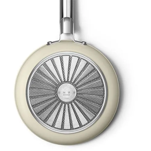 Frigideira antiaderente Smeg Anni 50 FPF2802CRM | 28cm - Creme