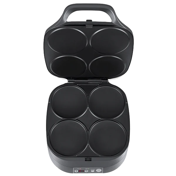 Máquina de Panquecas e Snacks FLAMA 4906FL | 4 Cavidades, 2000W, Antiaderente