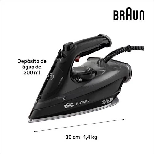 FERRO VAPOR BRAUN - SI5088BK Dual Voltage (110V/220V)