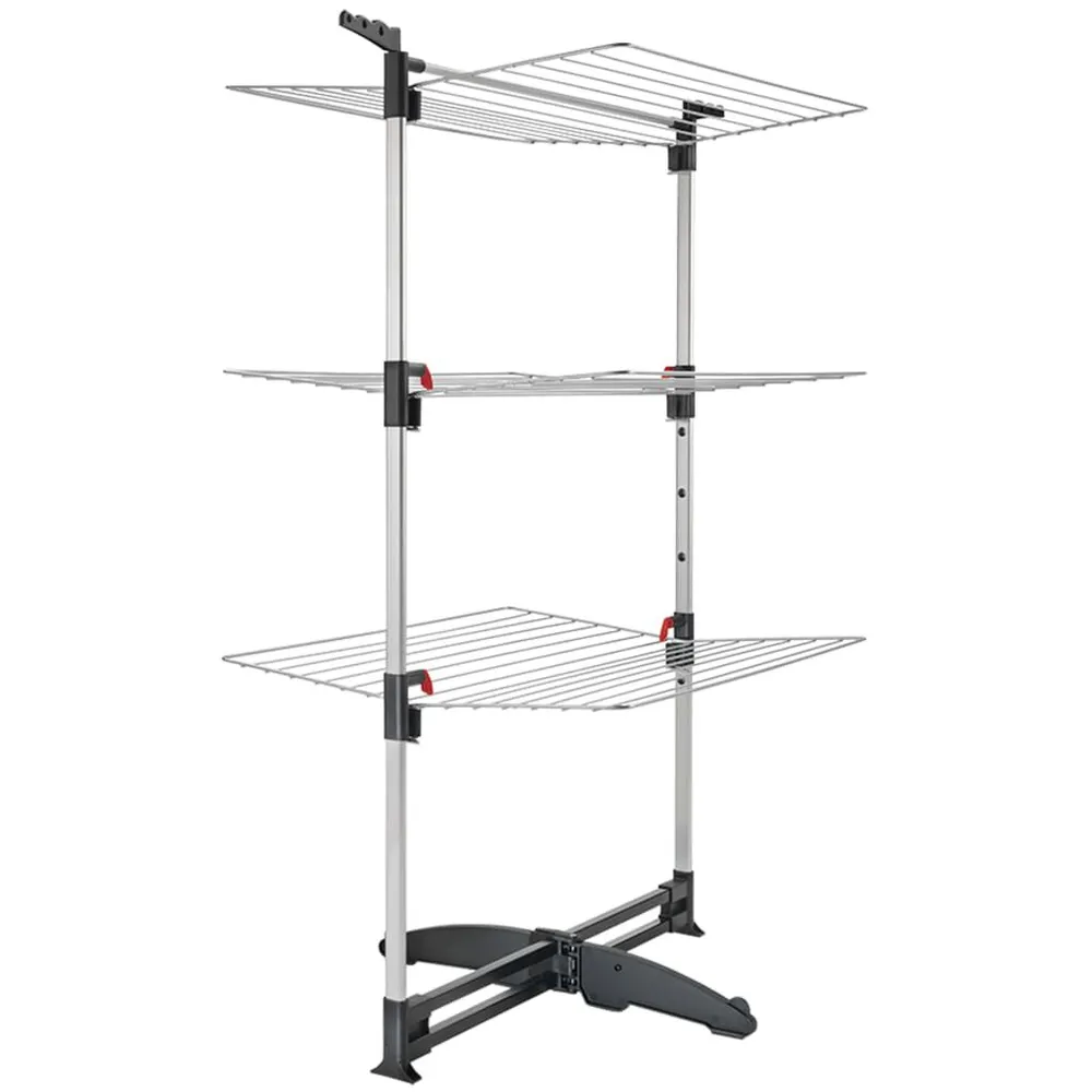 Prateleira para Lavanderia Metaltex Estendal de pé para roupa Ciclone Vario 40 m