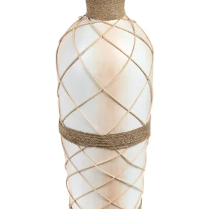 Decorative Vase ROKAN Manual Ceramic Light Beige