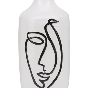 Flower Vase AENUS Handmade Faianç White