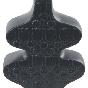 Flower Vase ARGOS Handmade Ceramic Preto