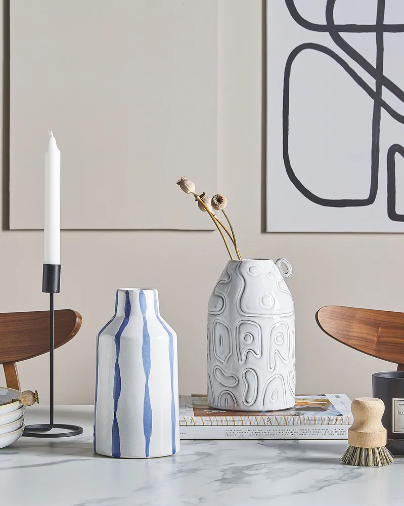 Flower Vase ASSUS Handmade Argila White