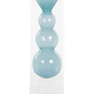 Flower Vase KALOCHI Glass Turquesa