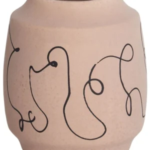 Flower Vase SKATE Ceramic Sand Cor creme