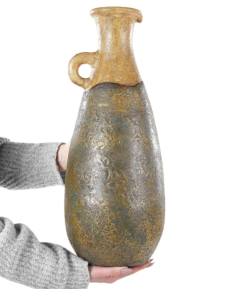 Jarro decorativo MARONEJA produzido à mão Cerâmica Verde