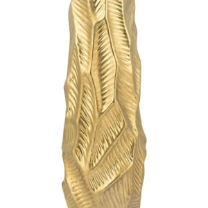 Vaso Suspenso Jarro decorativo ZAFAR Cerâmica Dourado