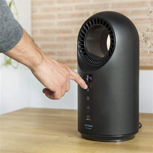 Ventilador de Mesa Oscilante Torre de Aquecimento Cecotec ReadyWarm 8400 Bladeless Connected 1500W