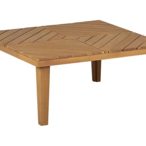 Acacia Wood Garden Coffee Table 70 x 70 cm Light BARATTI