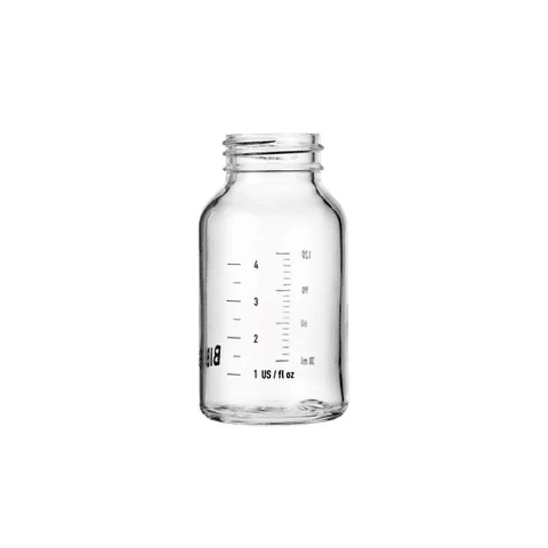 BIBS Bottle - Tilbehør - Lille Sutteflaske - Glas - 120 ml.